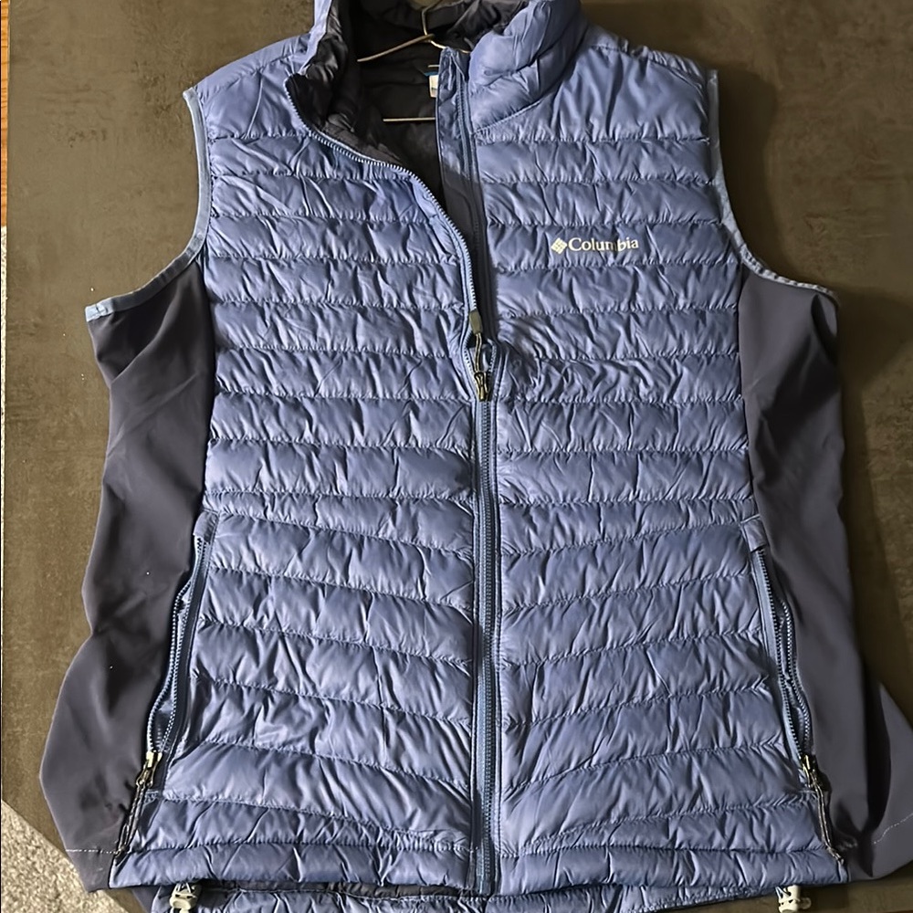 Columbia Navy Puffer Jacket xl - Picture 5 of 6